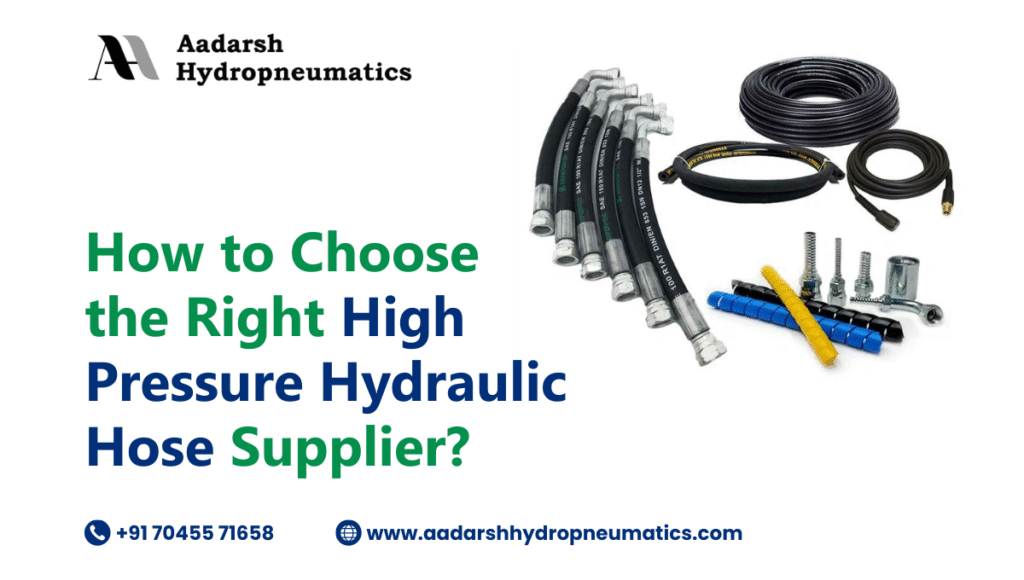 High Pressure Hydraulic Hose for industrial hydraulic systems by Aadarsh Hydropneumatics