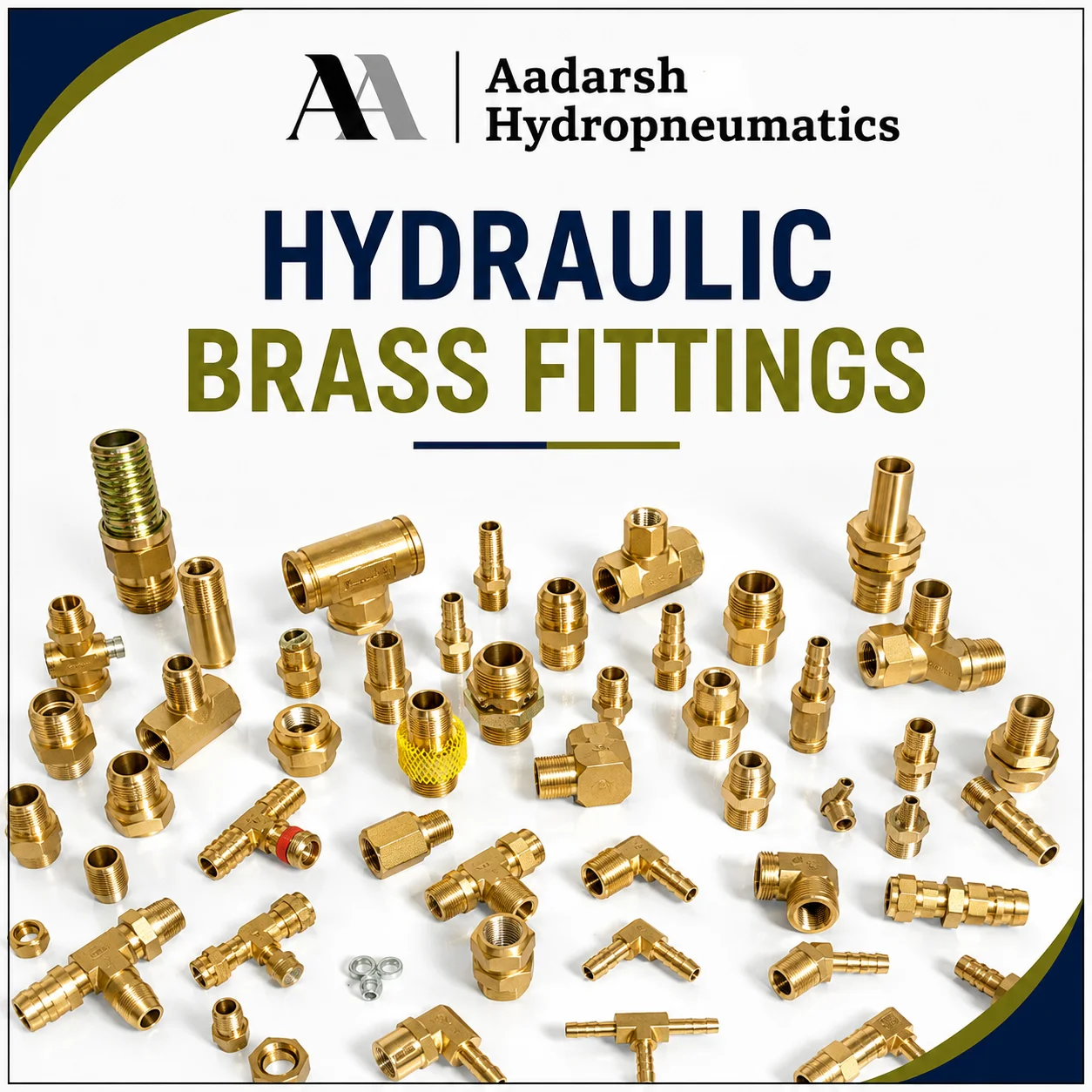 Hydraulic Brass Fittings in India by Aadarsh Hydropneumatics